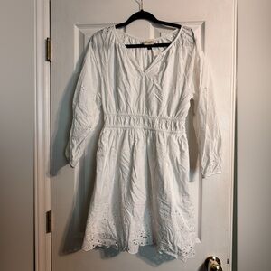 Universal Thread White Eyelet Dress